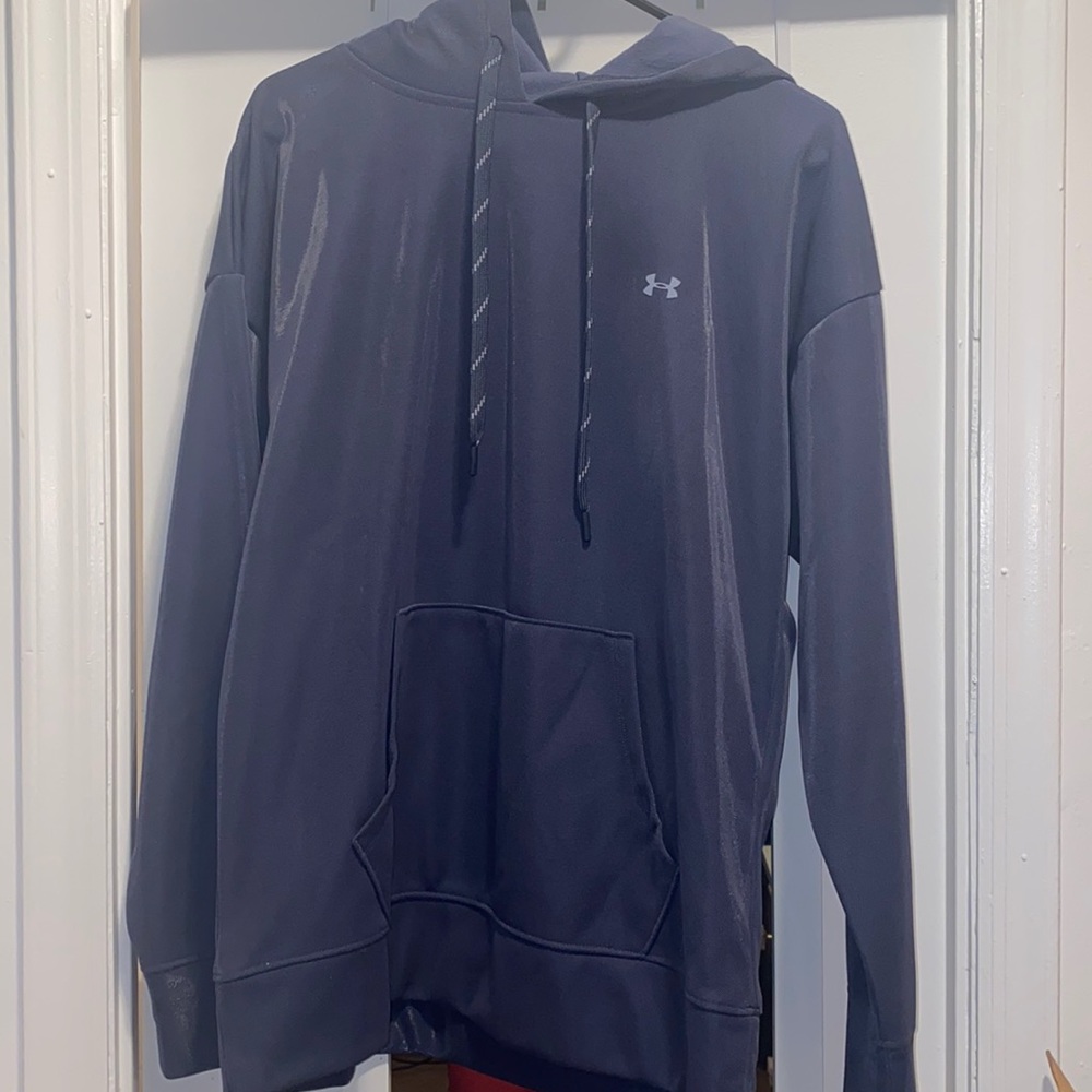 Women’s Under Armour Shiny Blue Drawstring Hoodie
